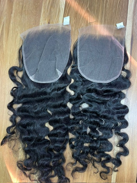 Raw Filipino Curly 4x4 closure